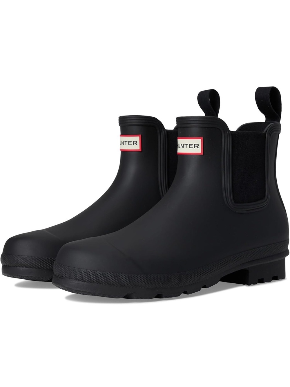 Hunter Woman’s Black Chelsea Rain Ankle Boots